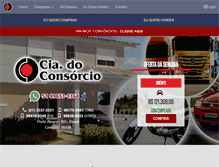Tablet Screenshot of ciadoconsorcio.com